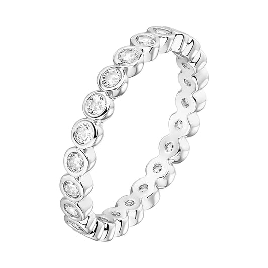 3mm Moissanite Eternity Ring