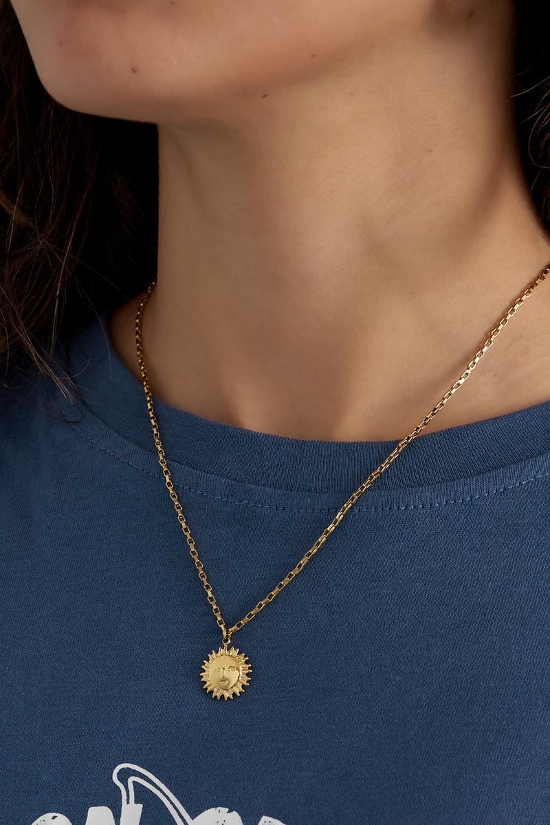 Sunny day necklace - Silver Color color