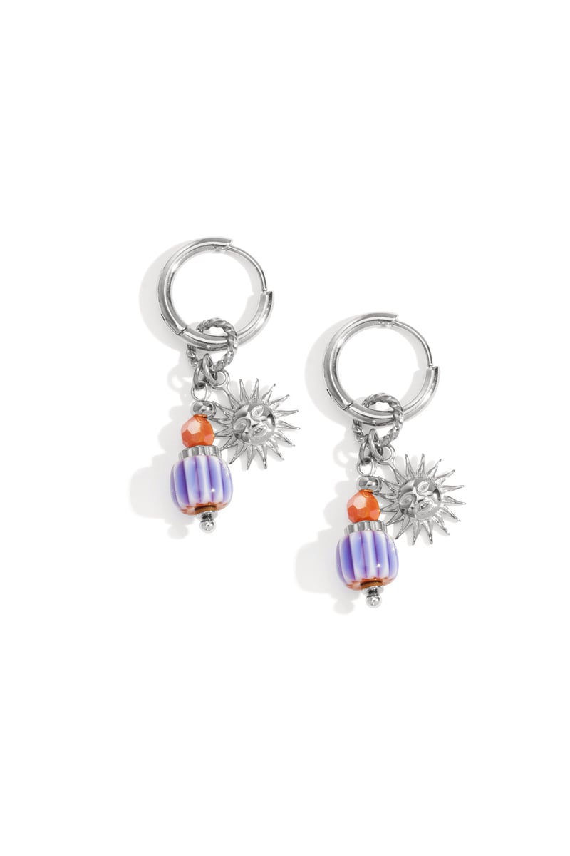 Sun Happy Charm earrings