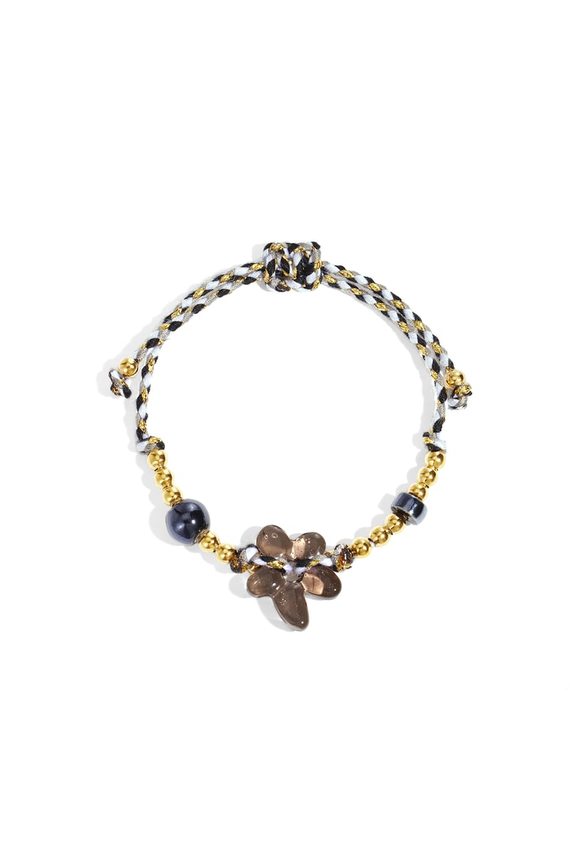 Polyester Beaded Bracelets Flower Casual Daily Simple Series Women's jewelry