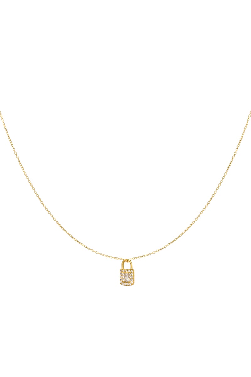 necklace lock stones - 925 
