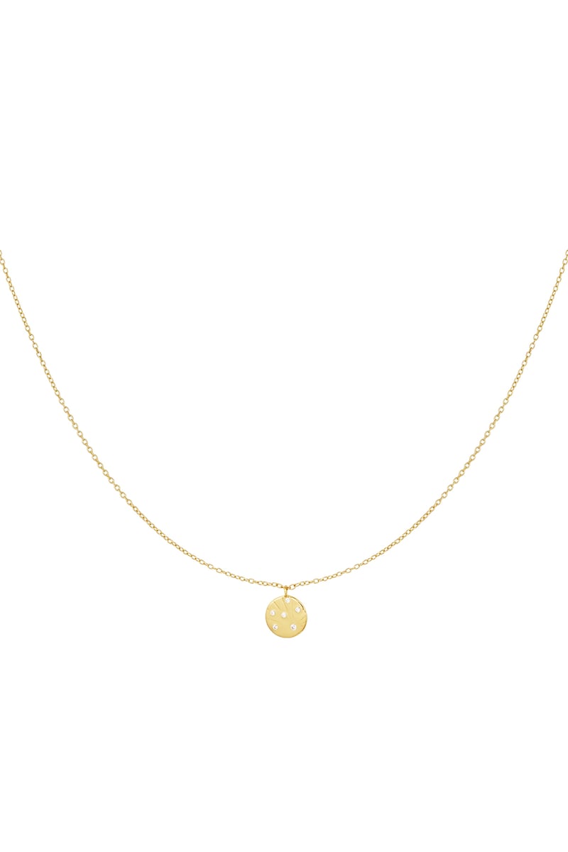 necklace charm with stones - 925 