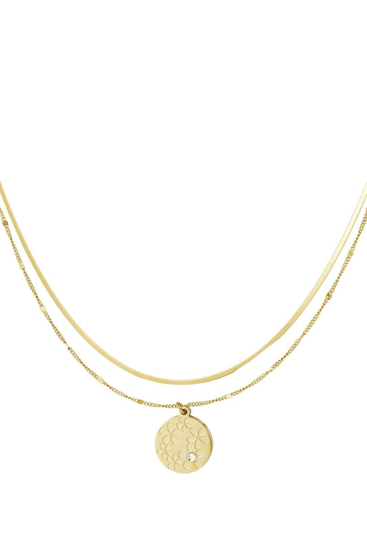 floral garden necklace