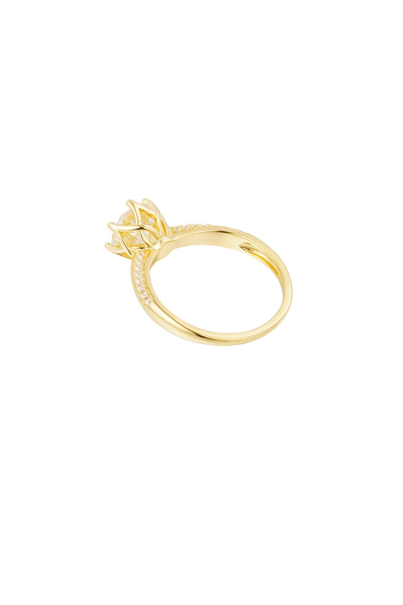 Ring stone with stones - Gold Color - 16