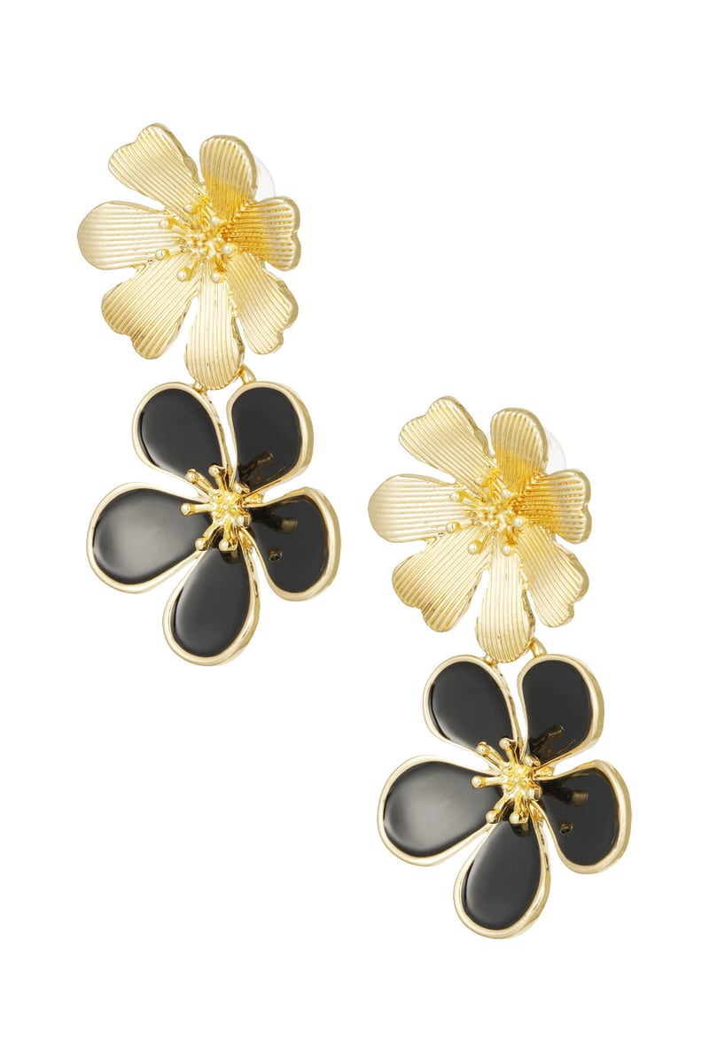 earrings 2 times flower