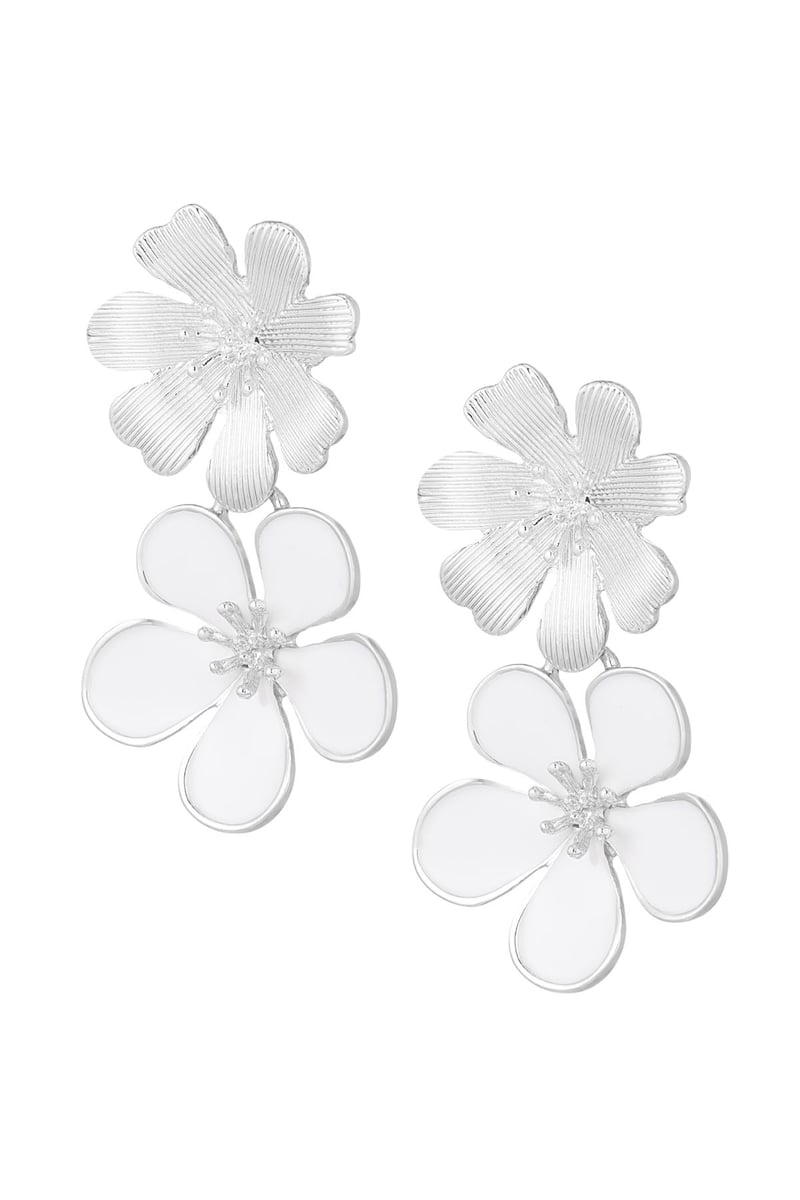 earrings 2 times flower