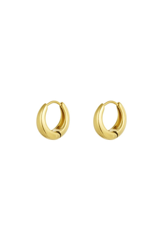 small basic hoop earrings