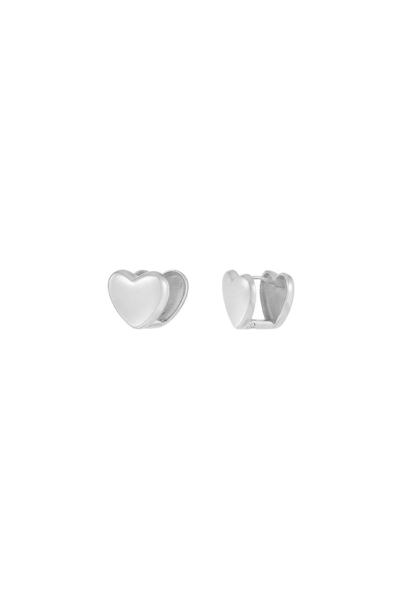 little hearts stud earrings