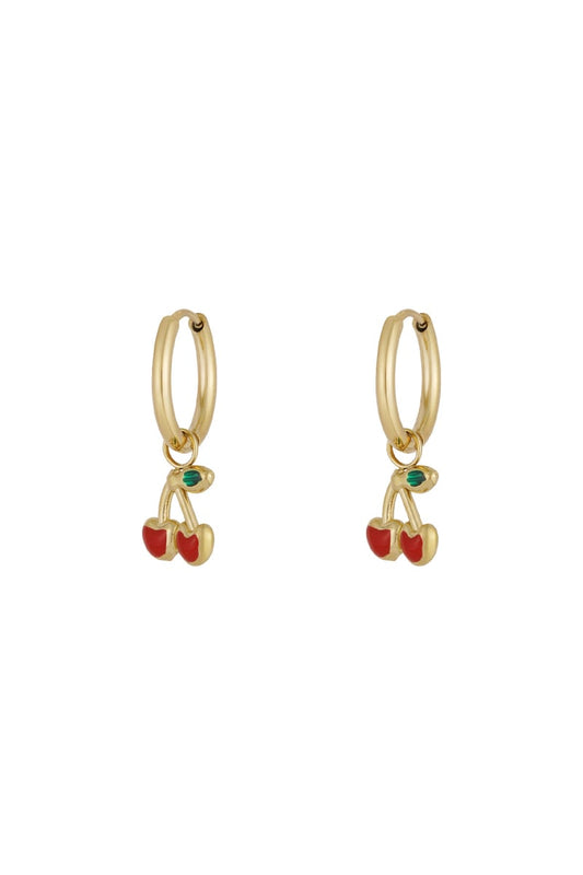 cherry on top earrings