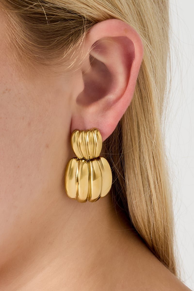 Stainless Steel Stud Earrings Geometric Casual Daily Simple Series Women's jewelry