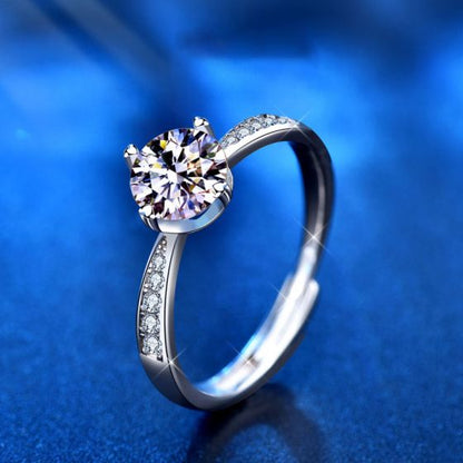 Classic Round Moissanite Ring
