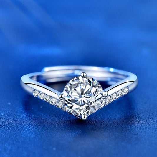 Princess Crown Silver Ring