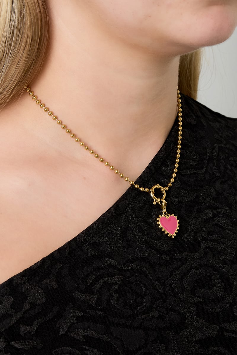 Summer heart jewelry charm