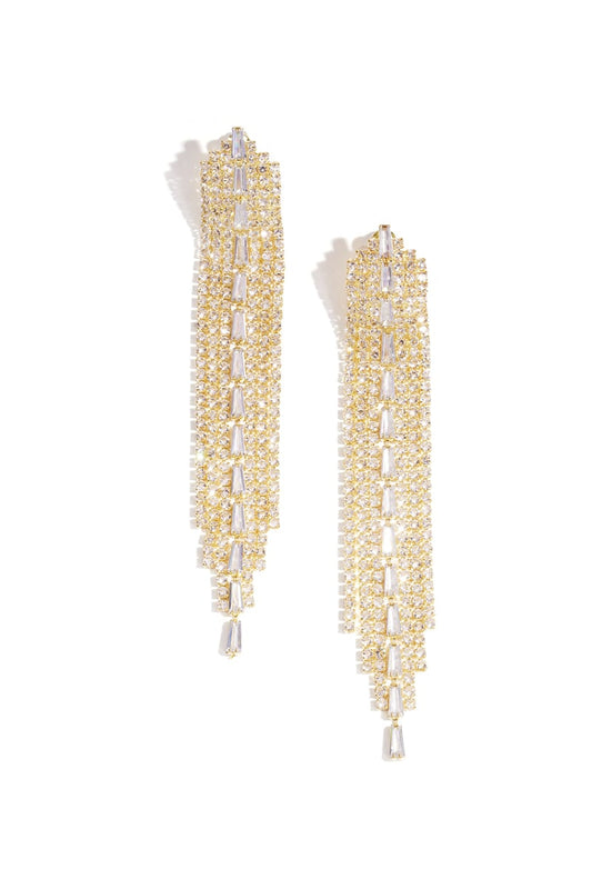 Copper Dangle Earrings Geometric Elegant Christmas Luxurious Series Women's jewelry