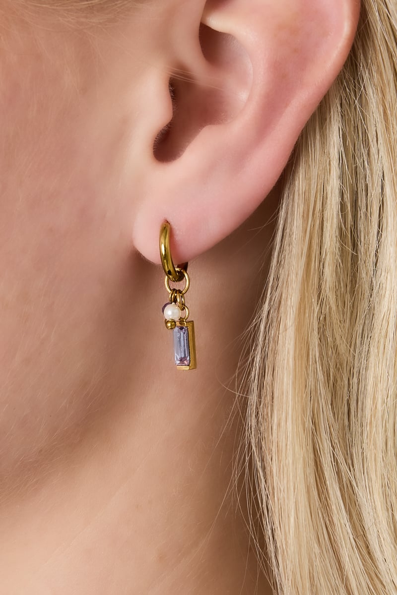 Ocean spark earrings