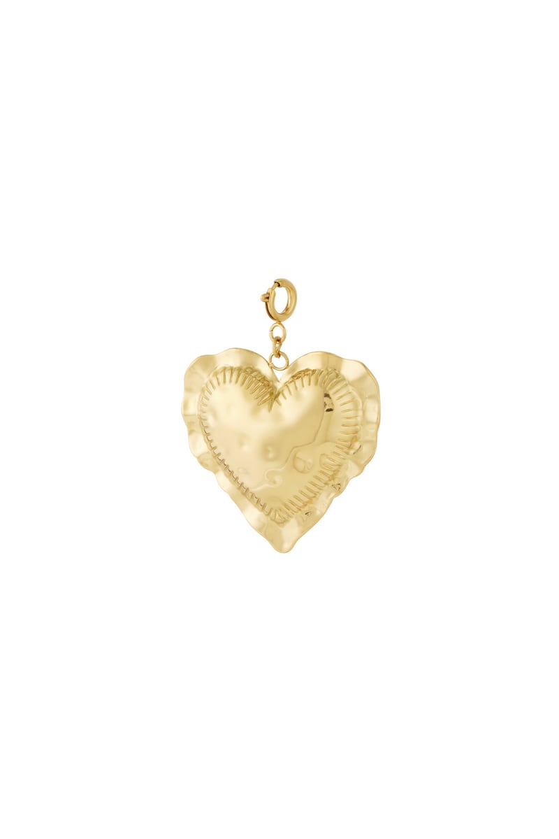 Big heart jewelry charm