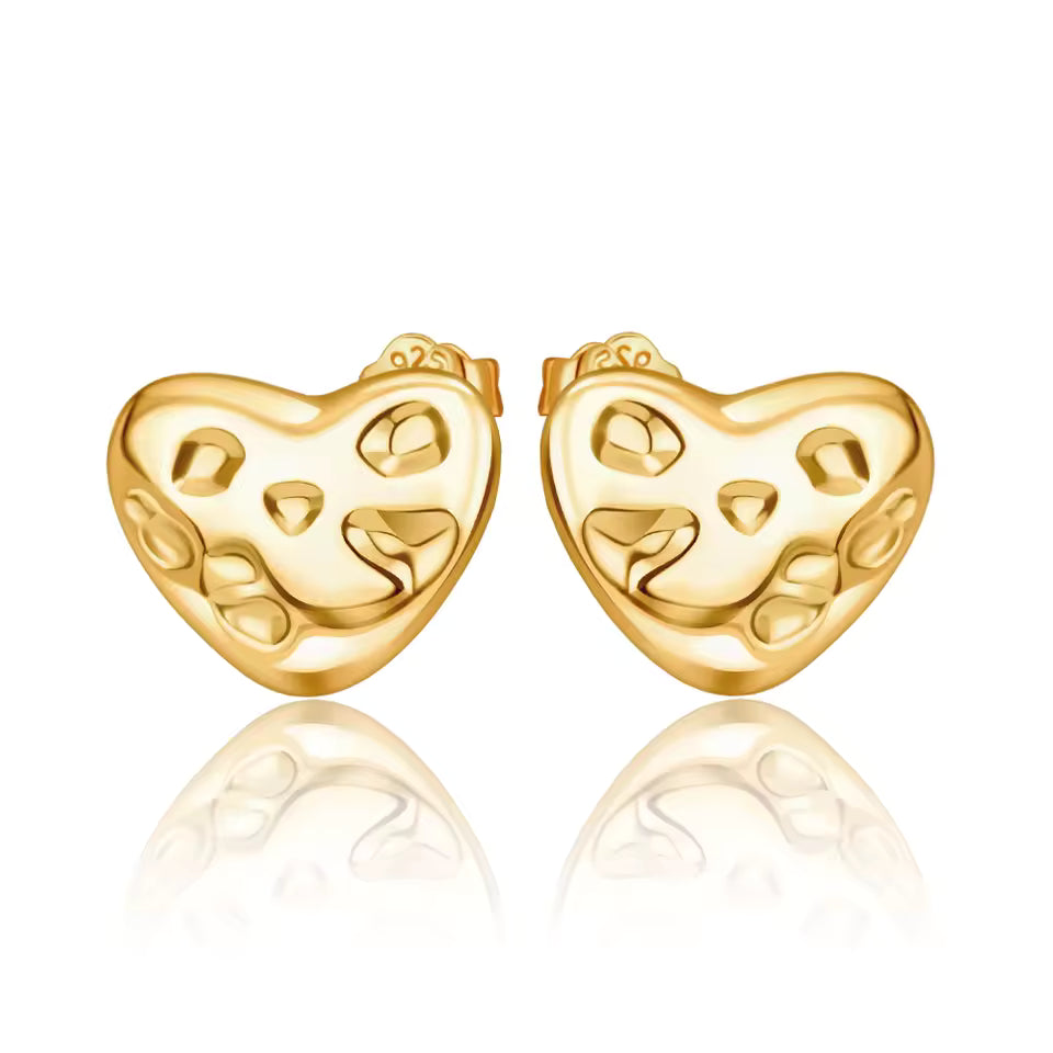 Sterling Silver Zircon Stud Earrings