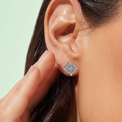 Sterling Silver Witches Knot Stud Earrings