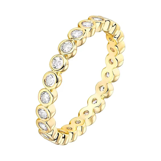 3mm Moissanite Eternity Ring