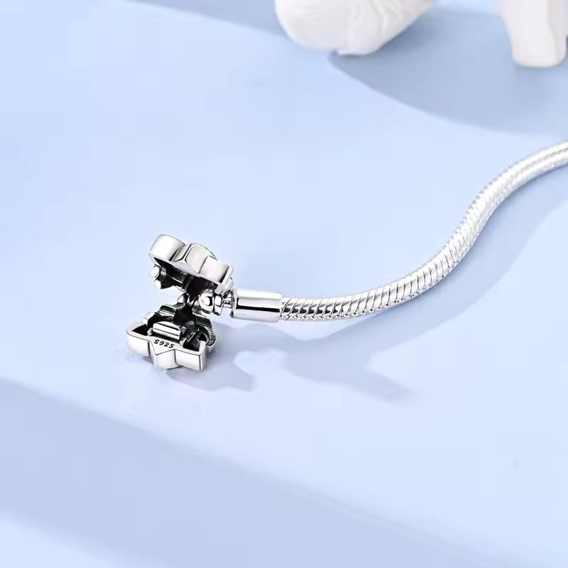 Sterling Silver Celtic Knot Charm Bracelet