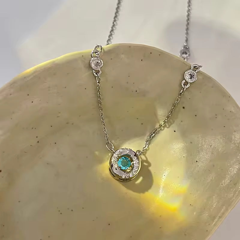 Sterling Silver Mobius Heart Necklace