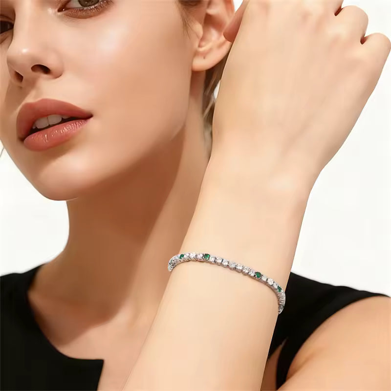 Sterling Silver Clover Bracelet