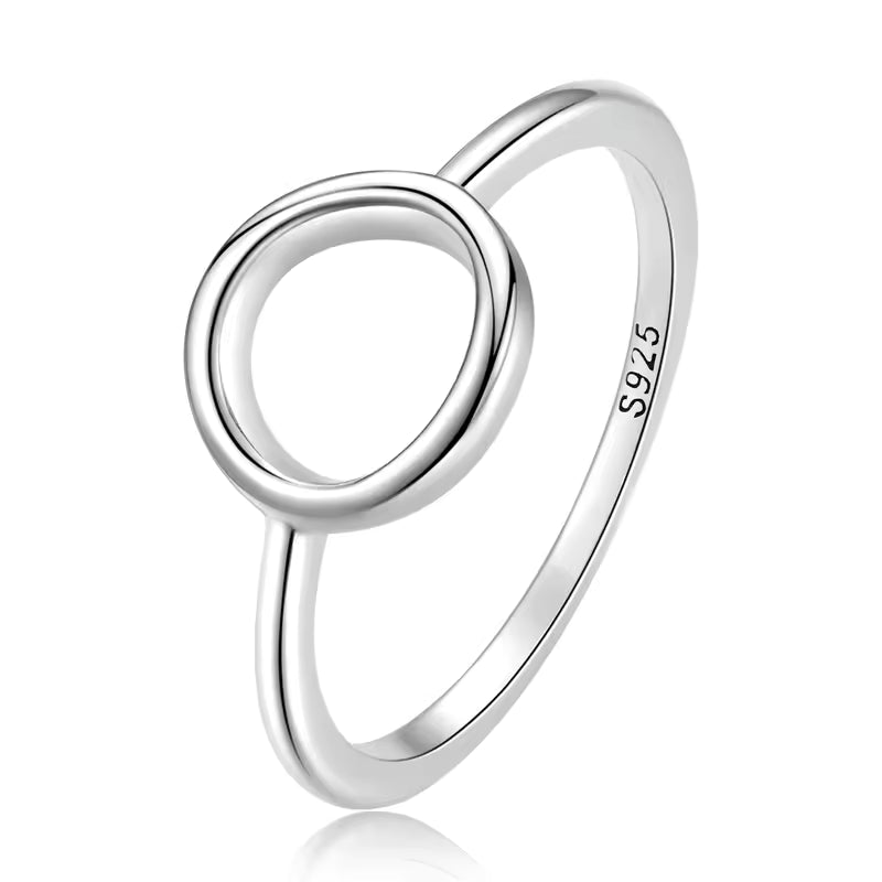 Sterling Silver Circle Ring