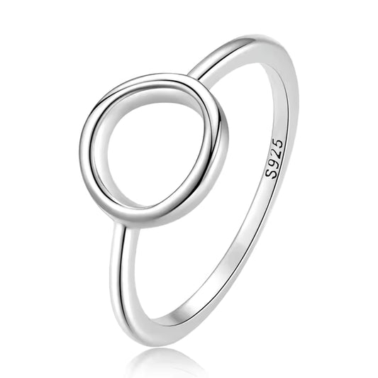 Sterling Silver Circle Ring
