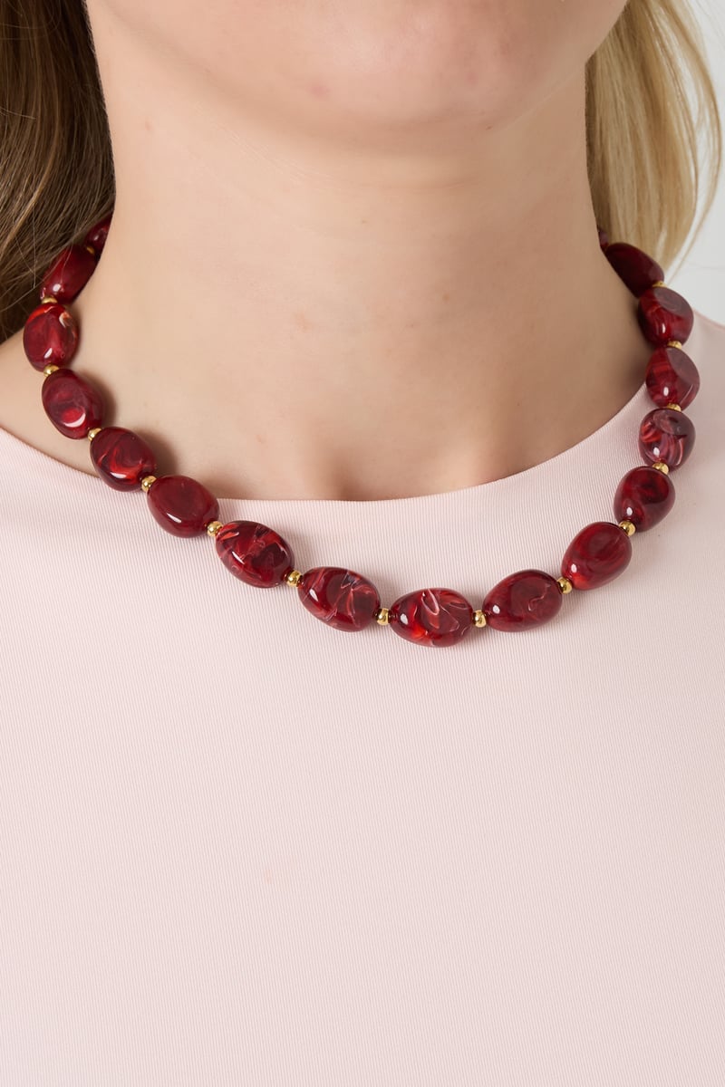 Acrylic Beaded Necklaces Beads Casual Daily-13mm*18.4mm