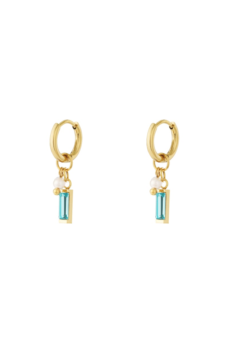 Ocean spark earrings